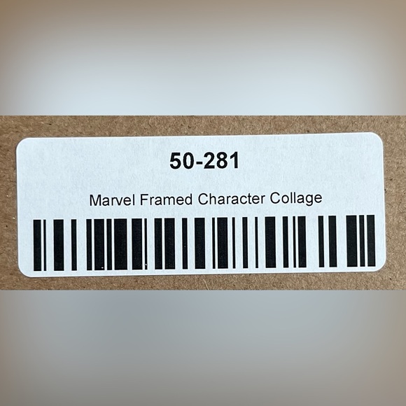 Marvel Superheroes Character Collage Framed Print - Picture 3 of 6